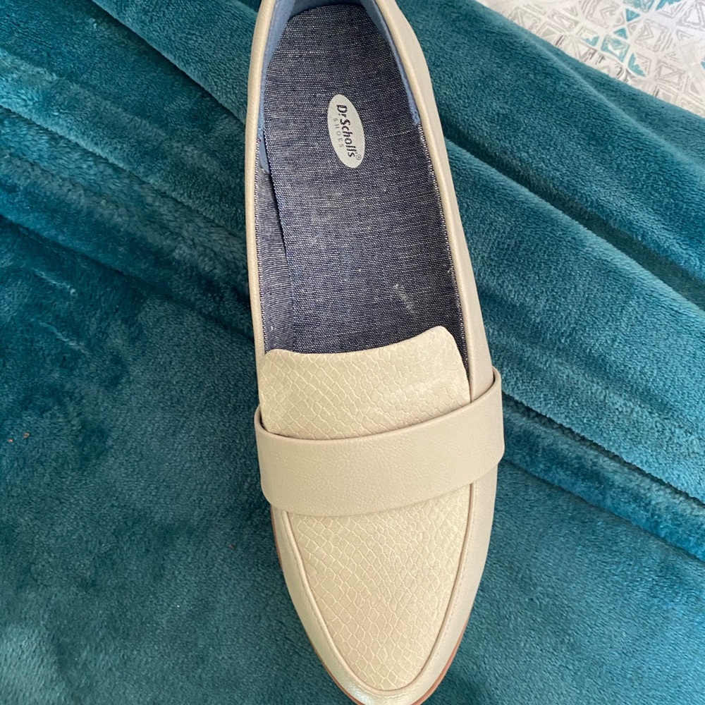 Grey loafers